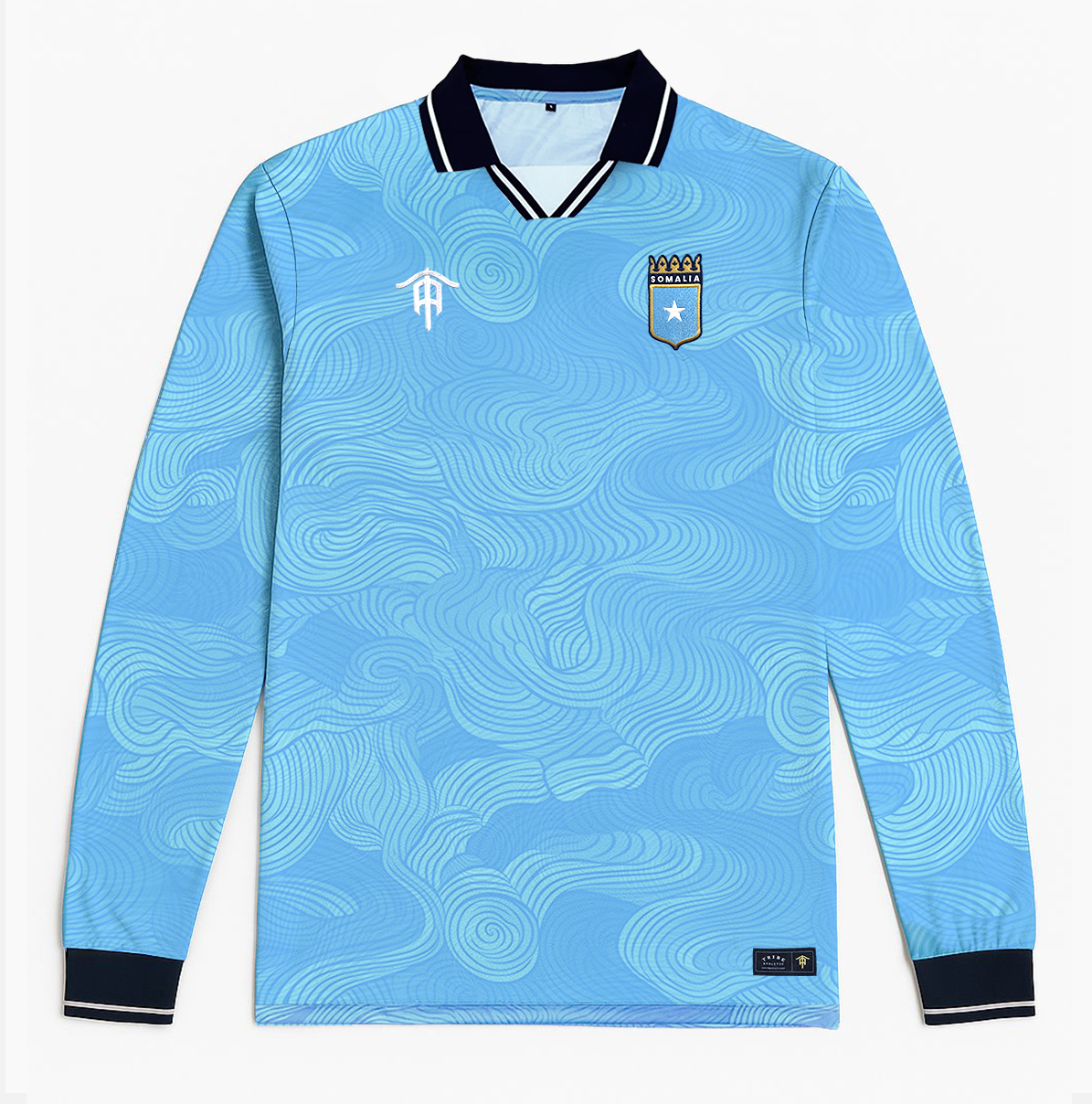 SOMALIA OCEAN BLUE 92 HOME JERSEY
